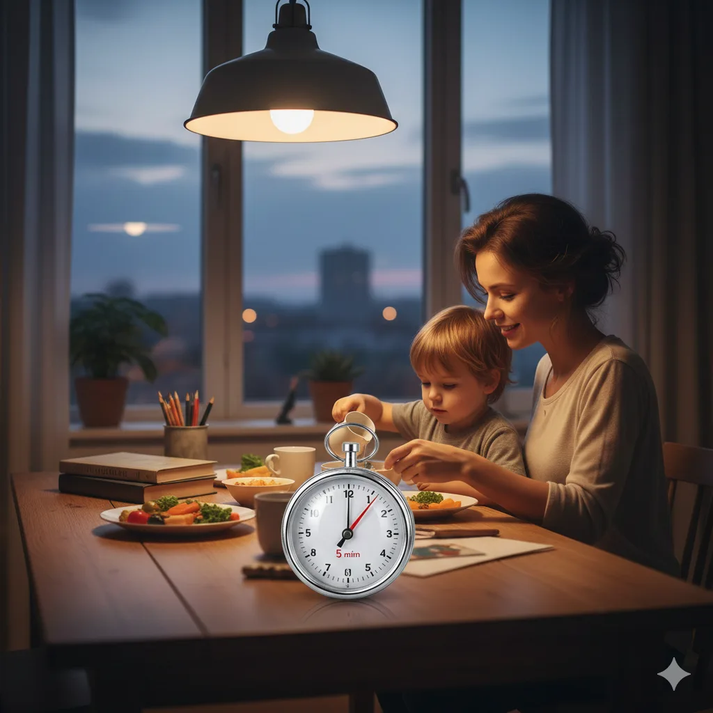 Parent et enfant au primaire faisant une routine de devoirs courte pour soutenir la motivation scolaire.