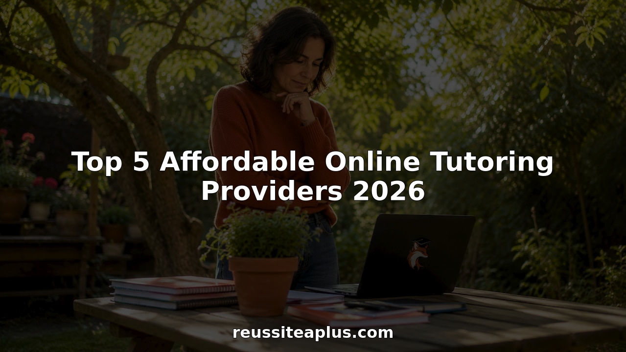 Woman at home engaged in online tutoring session