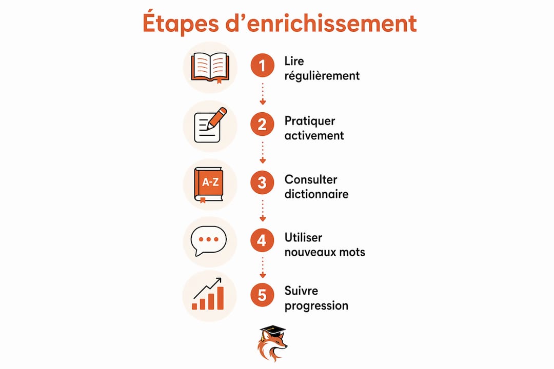 Infographie : les clés pour développer son vocabulaire