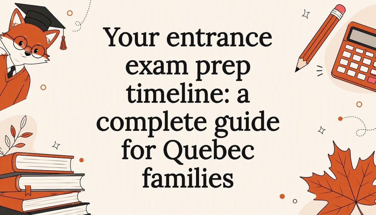 Decorative illustration for exam prep guide title card