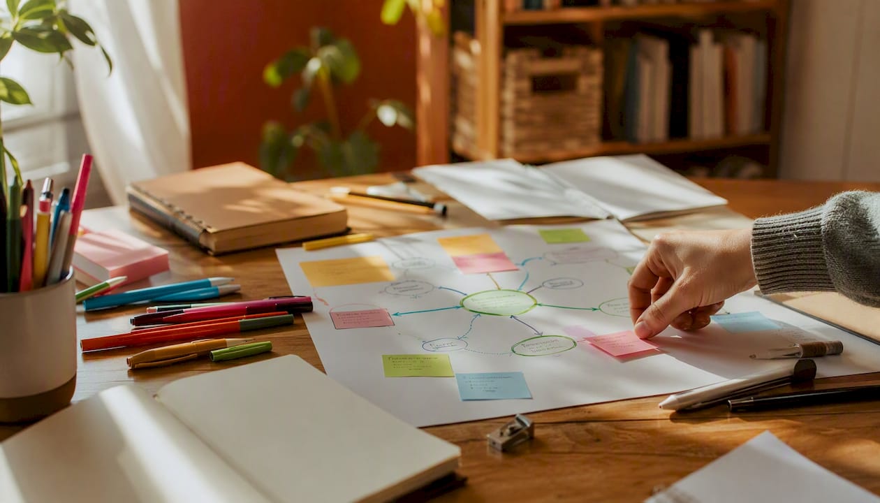 Préparer sa dissertation : prise de notes et carte mentale