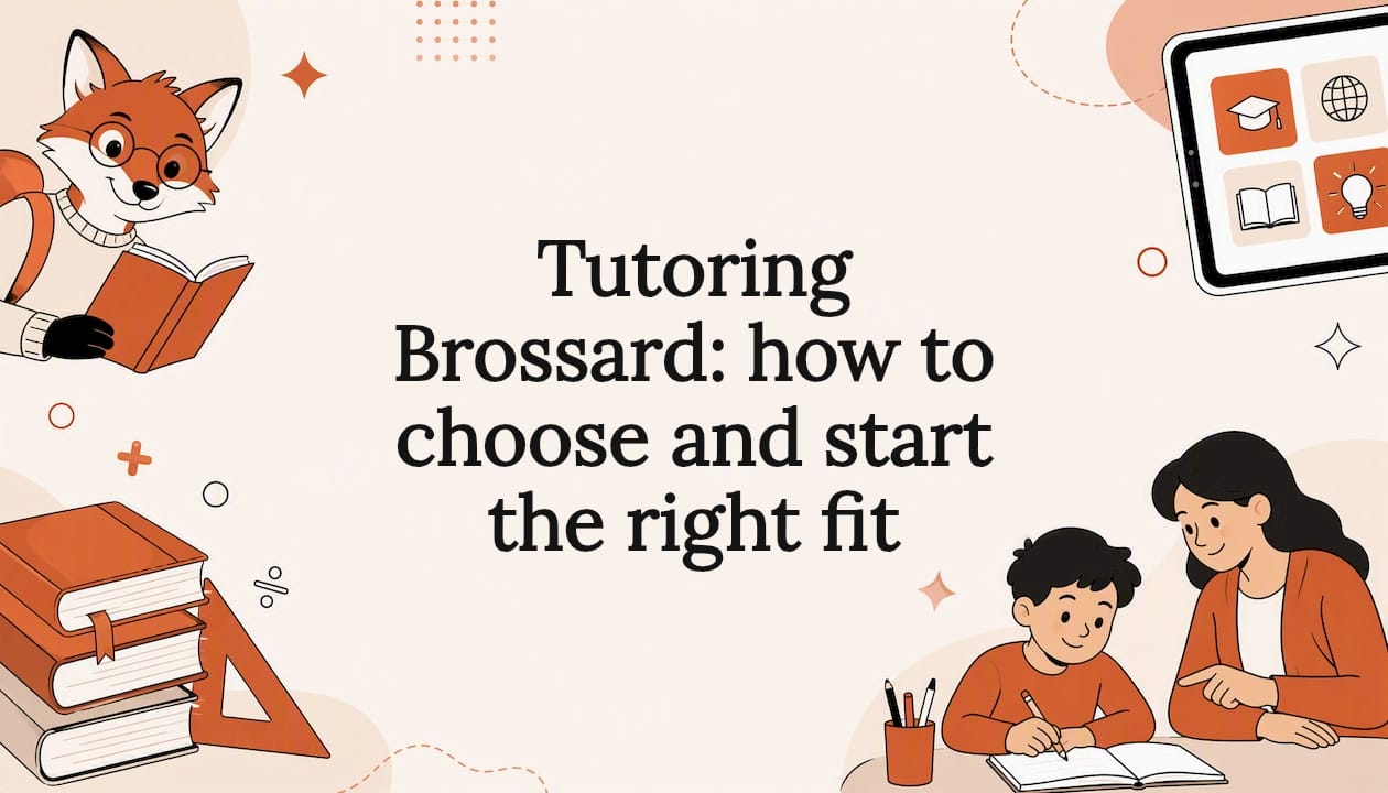 Decorative title card illustration for tutoring article