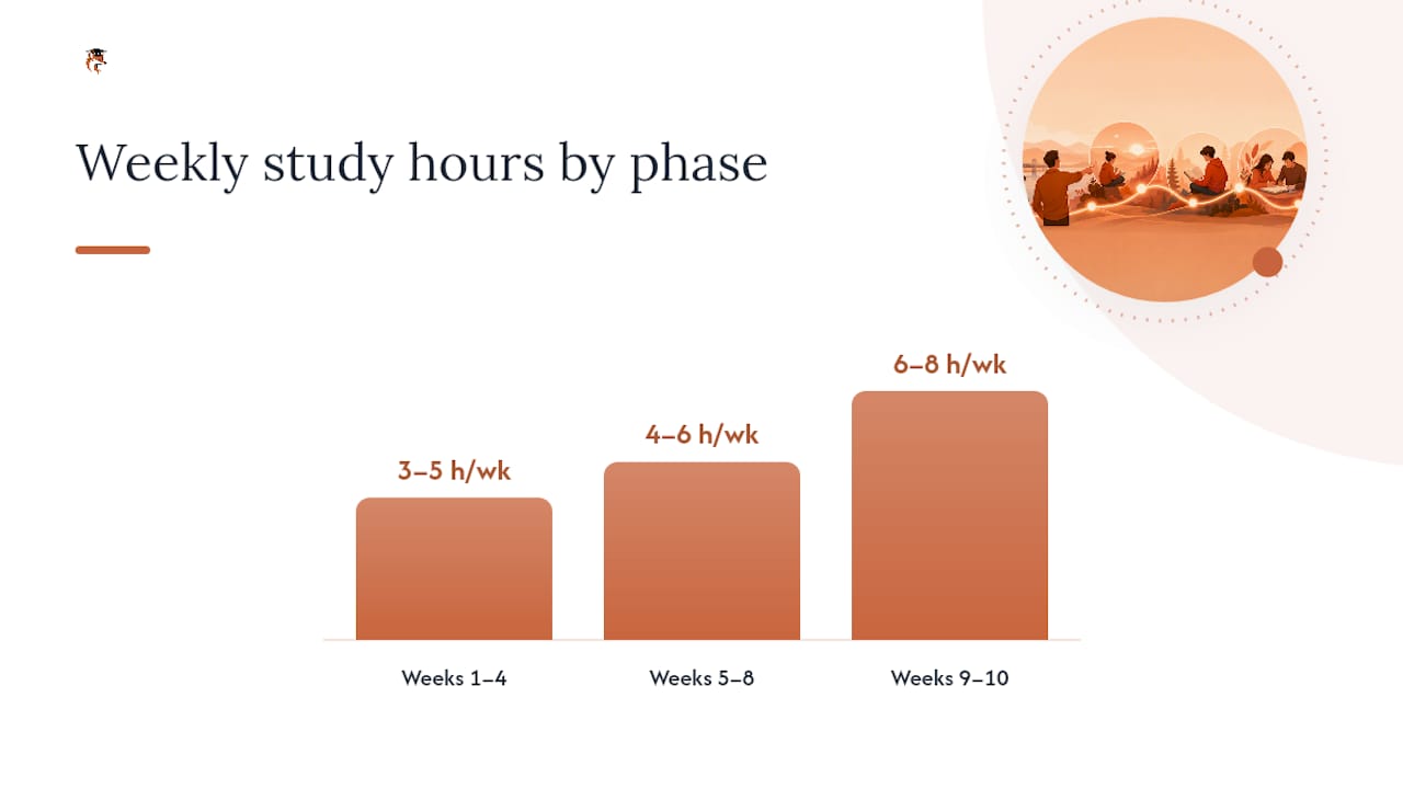 A 12-week study schedule that actually works — overview diagram