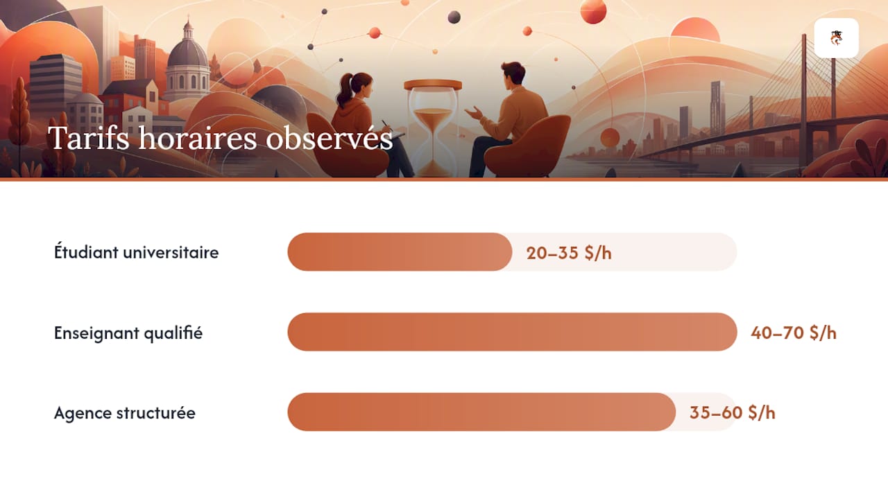 Combien coûte un tutorat et à quelle fréquence faut-il en prévoir ? — overview diagram