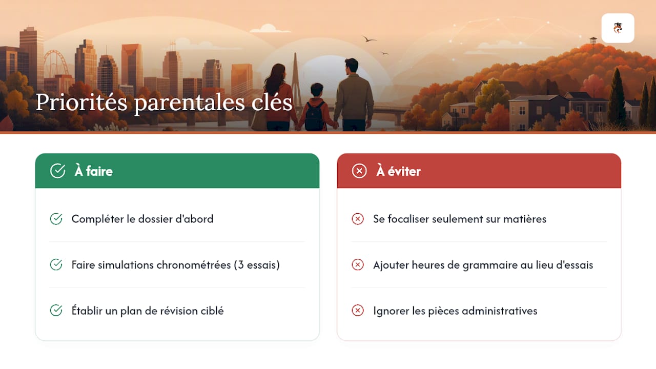 Ce que les parents sous-estiment dans cette préparation — overview diagram