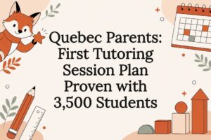 Tutoring session planning title card