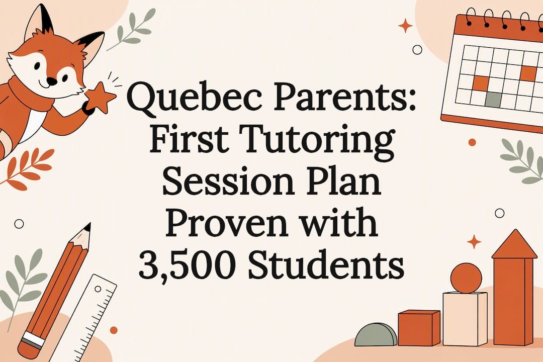 Tutoring session planning title card