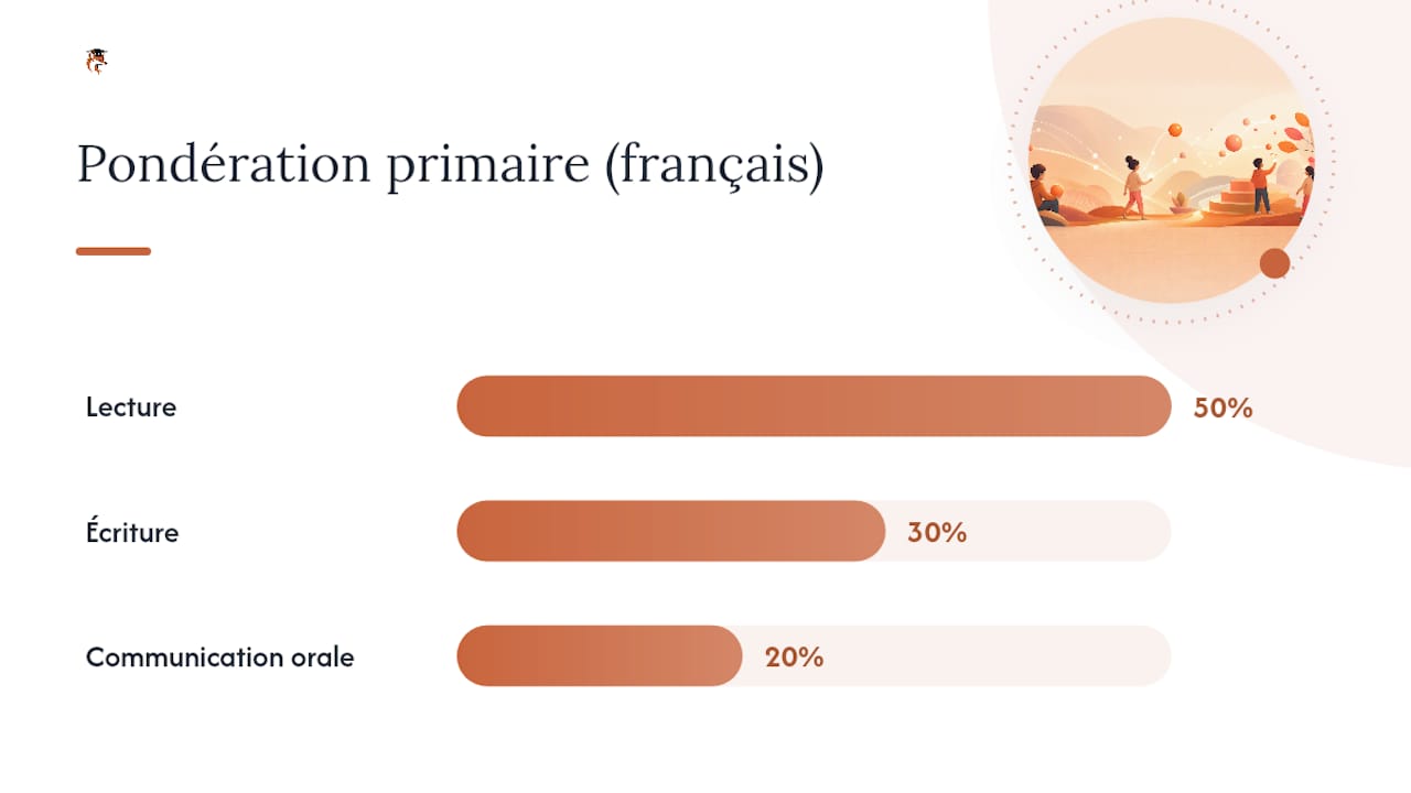 Que contient le premier bulletin et comment fonctionne la pondération — overview diagram