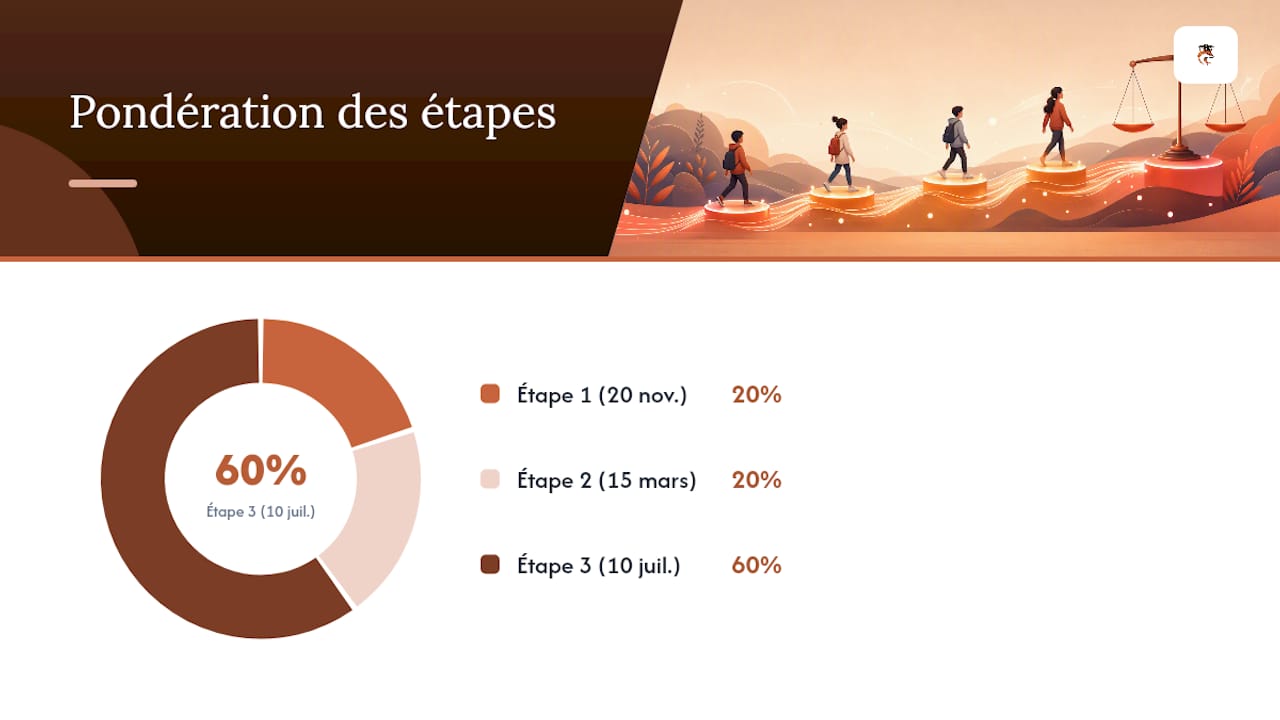 Dates clés du 1er bulletin scolaire : le calendrier à retenir — overview diagram