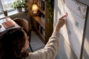 Calendrier scolaire présentant les sessions d'examens