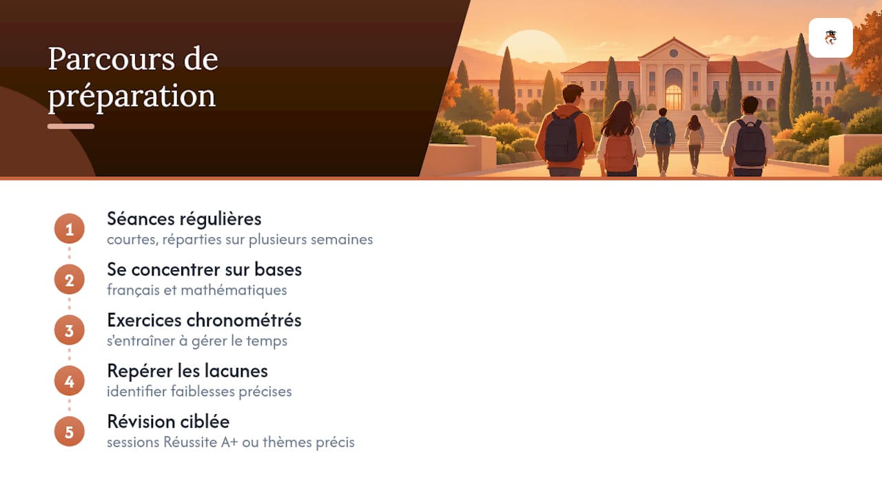 Les étapes d’une préparation spécifique à l’examen