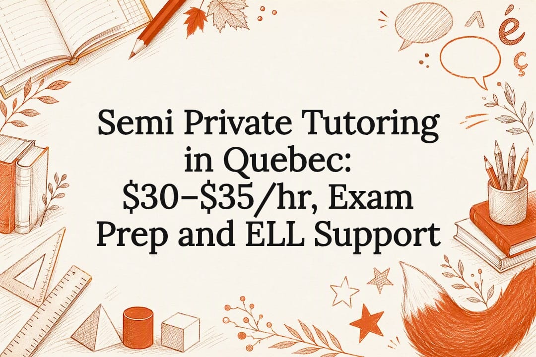 Decorative tutoring article title card