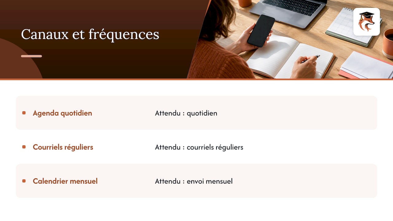 Les moyens de communication entre l'école et la famille