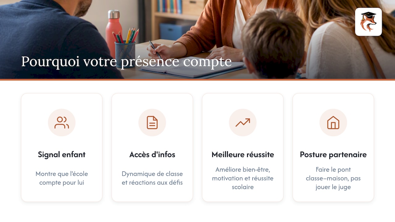 5. Pourquoi assister à la rencontre fait vraiment une différence — overview diagram