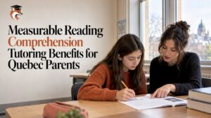 Tutor guiding student through reading passage