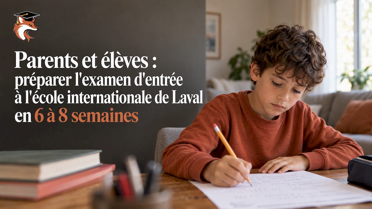 Étudiant préparant un concours d'entrée