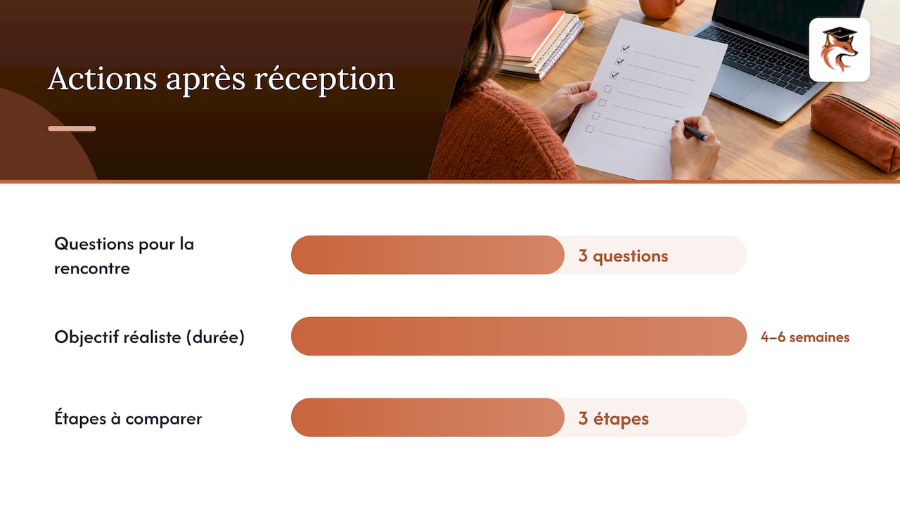 Que faire après réception du bulletin : la checklist à suivre — overview diagram