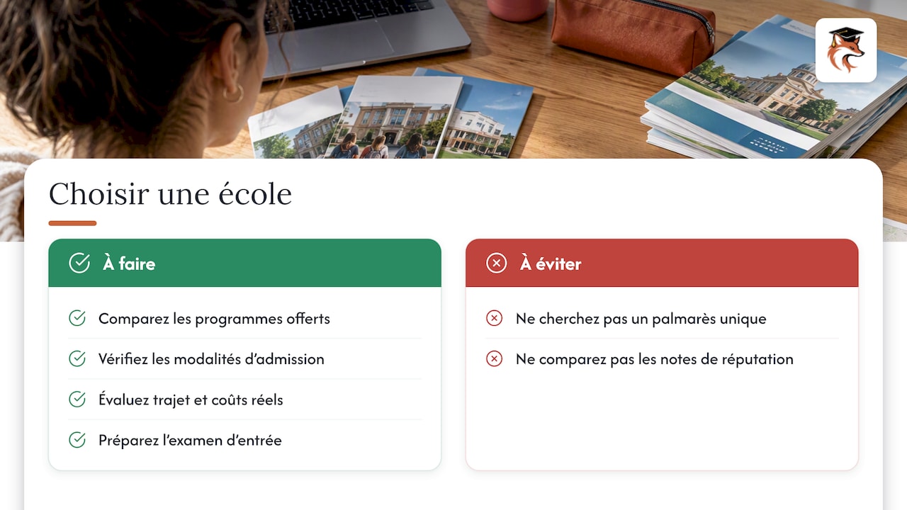 10. Ce que cette recherche vous apprend vraiment sur le choix d'une école — overview diagram