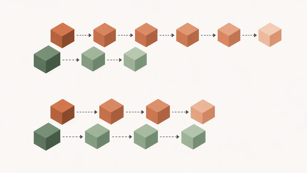 Illustration comparing matched and mismatched learning pace