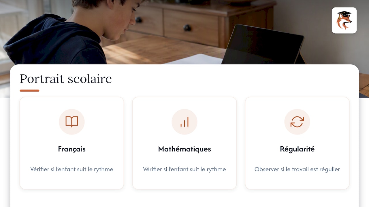 Trois critères observés dans les bulletins scolaires